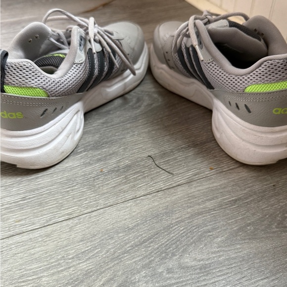 Adidas Neo Strutter Men's Gray/Green Sneakers  Size 11 - Picture 6 of 9